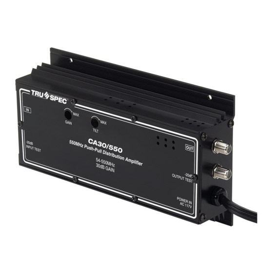 Pico Macom CA50/550 Installation And Operation Manual