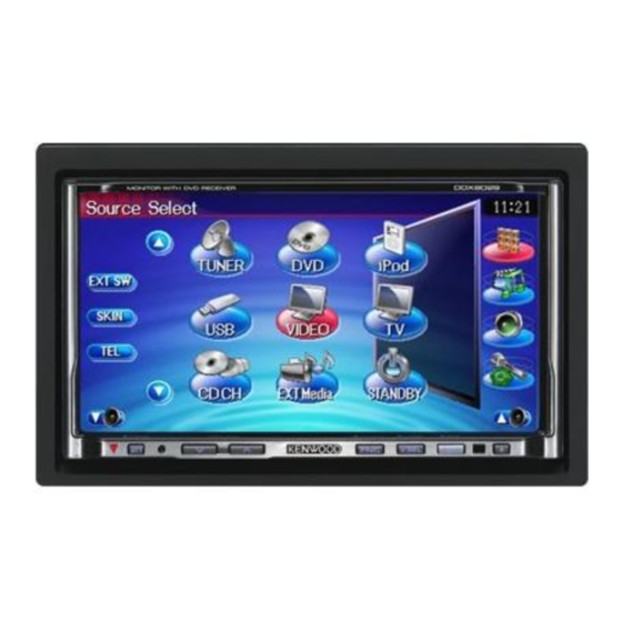 Kenwood DDX8029 Instruction Manual