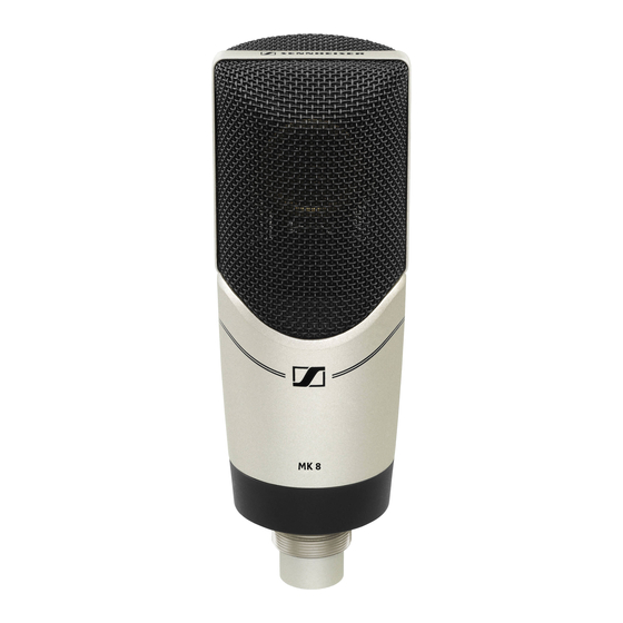 Sennheiser MK 8 Instruction Manual