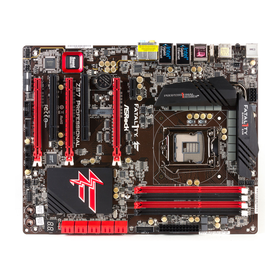 ASROCK Fatal1ty Z87 Professional Series User Manual