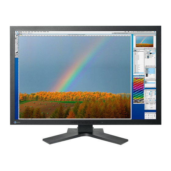 Eizo ColorEdge CG301W Setup Manual