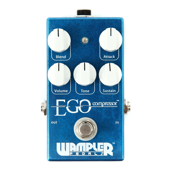 WAMPLER EGO COMPRESSOR MANUAL Pdf Download 