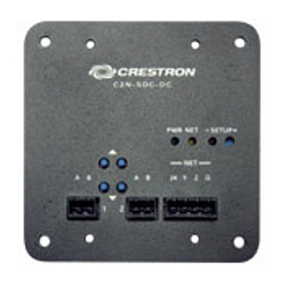 Crestron C2N-SDC-DC Operations & Installation Manual