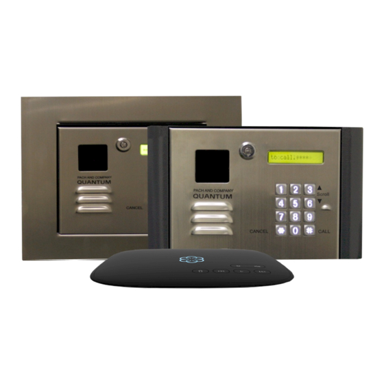 PACH & COMPANY QUANTUM QVOiP SERIES Manual