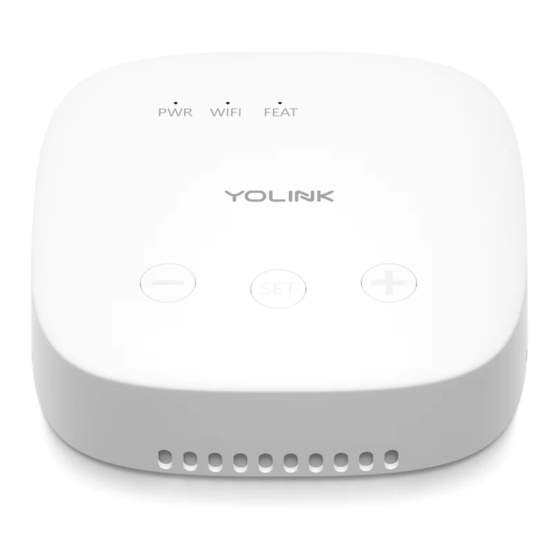 Yolink SpeakerHub YS1604-UC Manuals