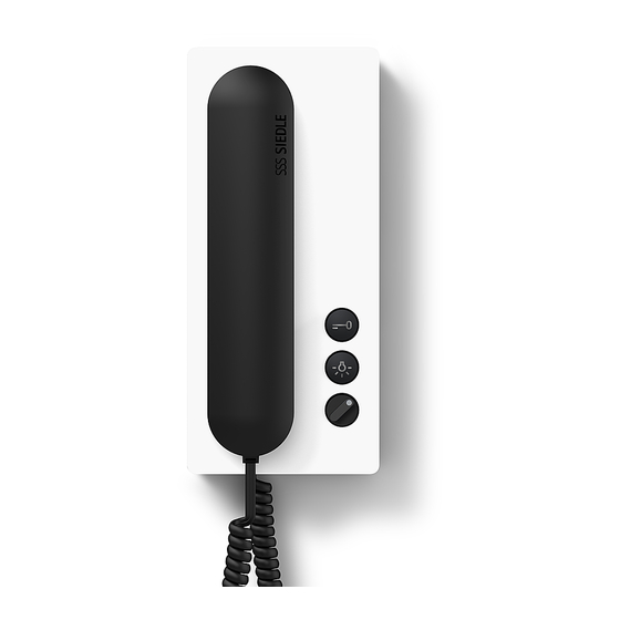 SSS Siedle HTS 811-0 W Product Information