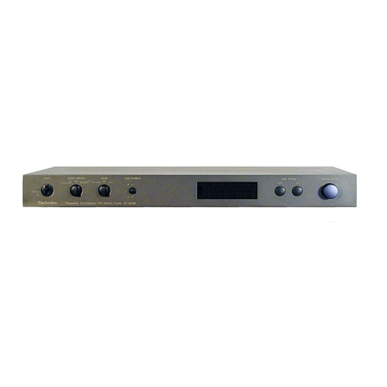 Technics ST-9038 Manual