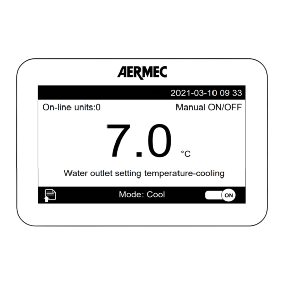 AERMEC TCP User Manual
