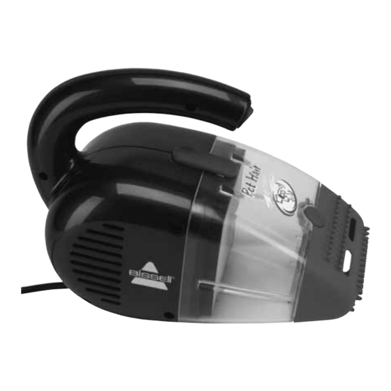 Bissell Pet Hair Eraser User Manual
