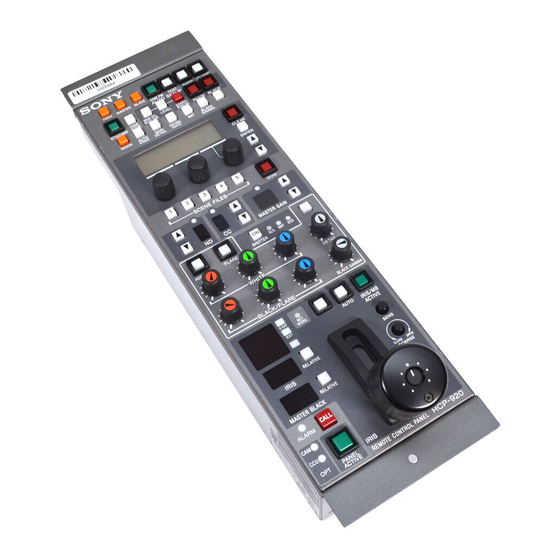 Sony RCP-920 Operation Manual