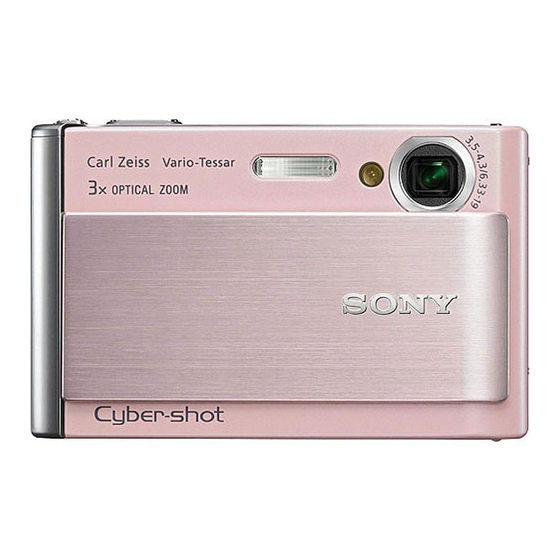 Sony DSC-T200 Cyber-shot® Manuals