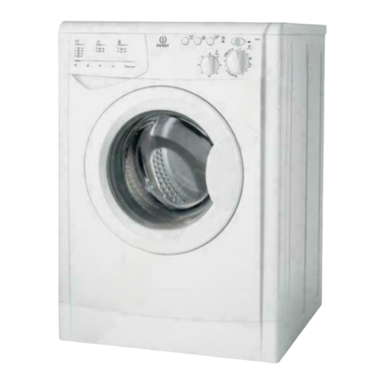 Indesit Wl 142 Instructions For Use Manual