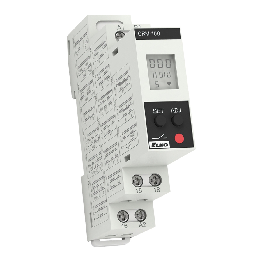 Elko CRM-100 Manual