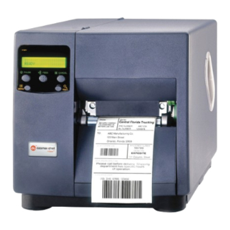 Datamax I-4201 Quick Start Manual