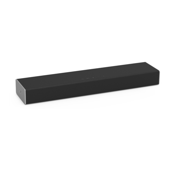 User Manuals: Vizio SB2020n-G6M 2-Channel Sound Bar