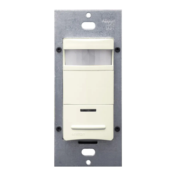Leviton Decora ODSIO-ID Series Manual