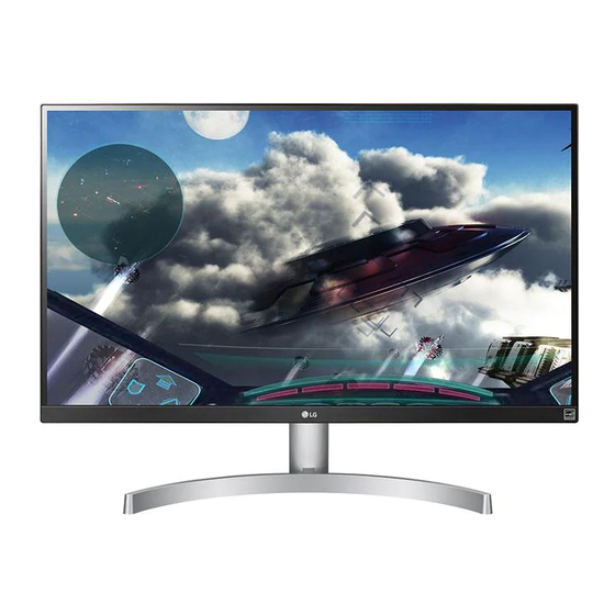 LG 27UL600-W Owner's Manual