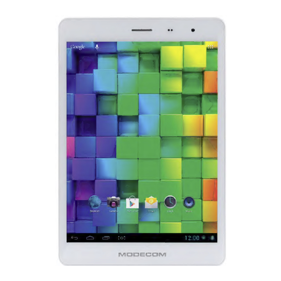 Modecom freetab 7.5 IPS X4 3G+ Quick Start Manual