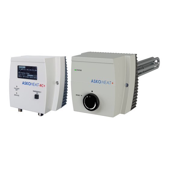 ASKOMA ASKOHEAT+ 2.0 Installation, User And Service Manual