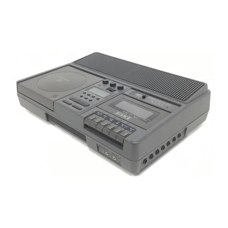 EIKI 7070C - Disk Player Manual