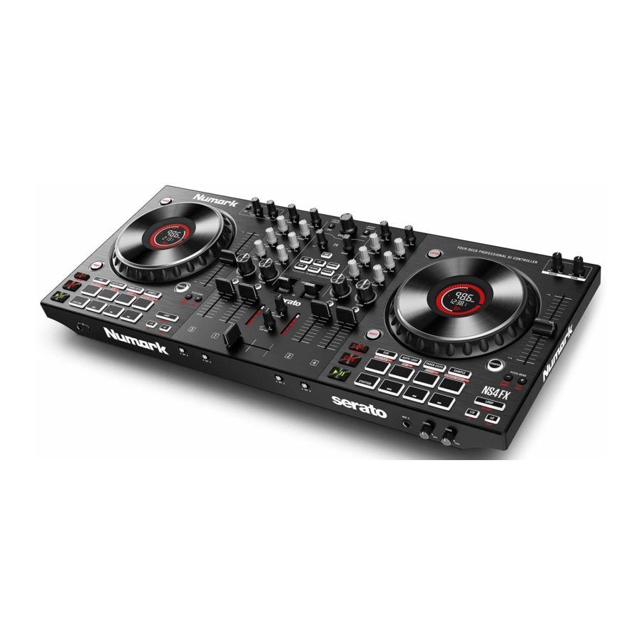 Numark NS4FX - Deck DJ Controller Manual