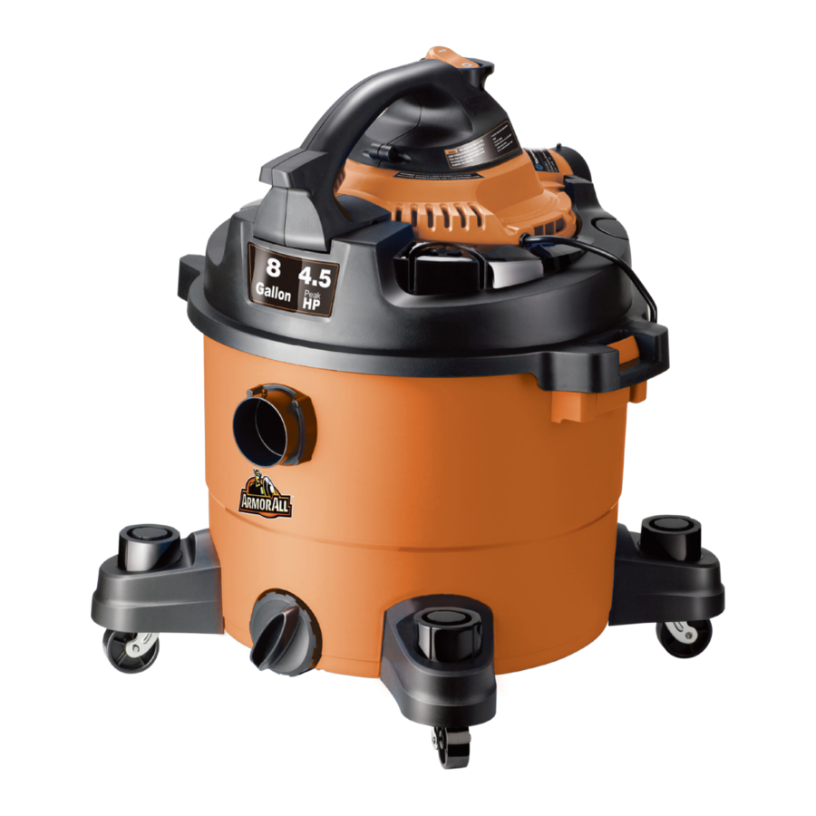 ArmorAll VBV809 0901, VBV809PF 0901 - Detachable Blower Manual