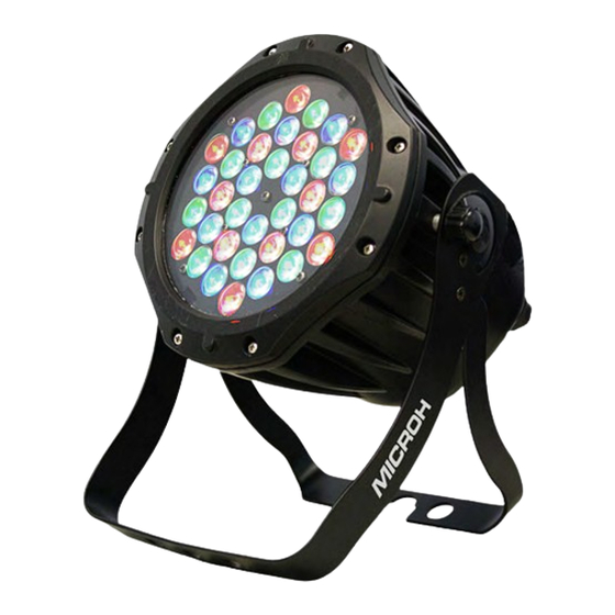 Microh Ledstagepar v2 User Manual
