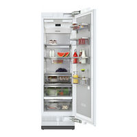 Miele MasterCool K 2801 Vi Operating And Installation Instructions