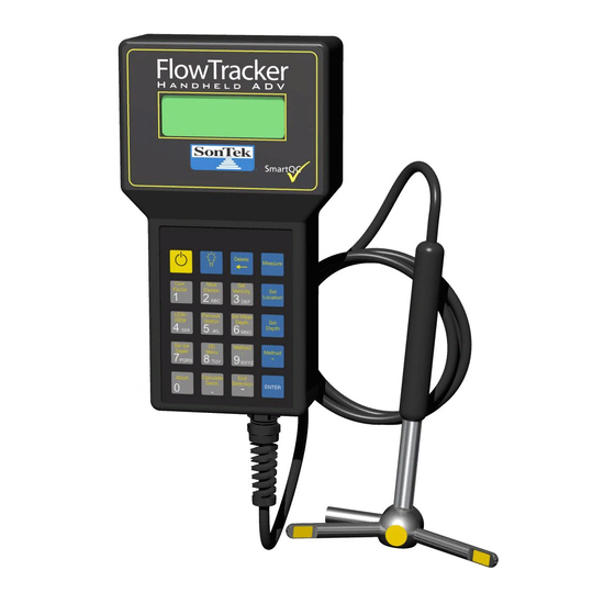 YSI SonTek FlowTracker Quick Start Manual