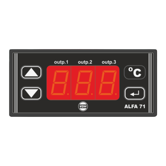 VDH ALFA(NET) 71 PI Manual