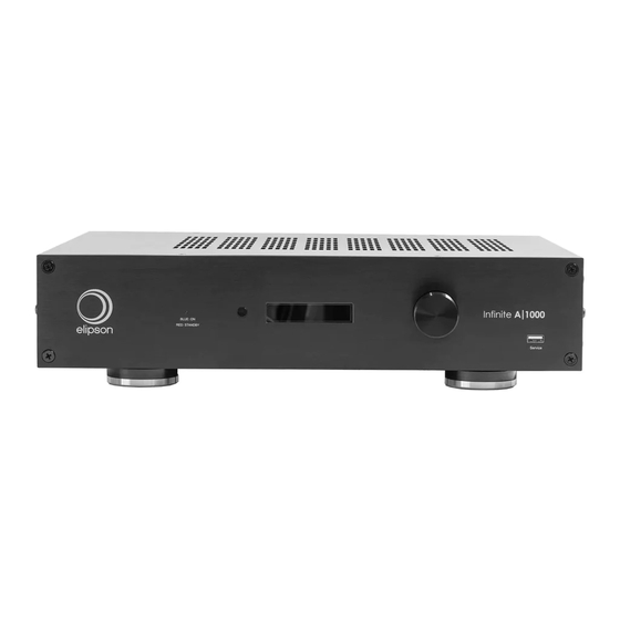 Elipson Infinite A1000 User Manual