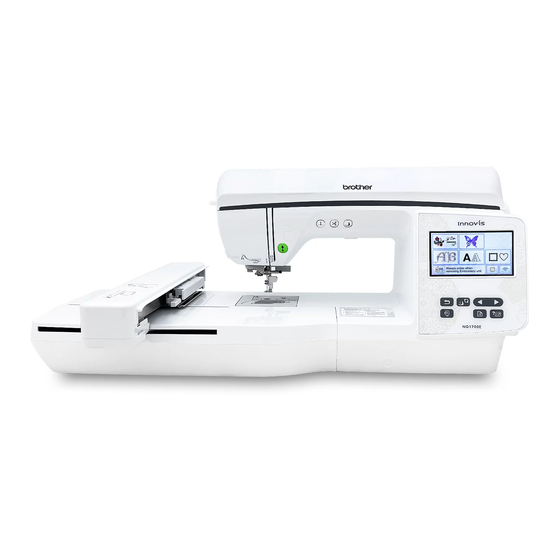 Brother NQ1700E Operation Manual