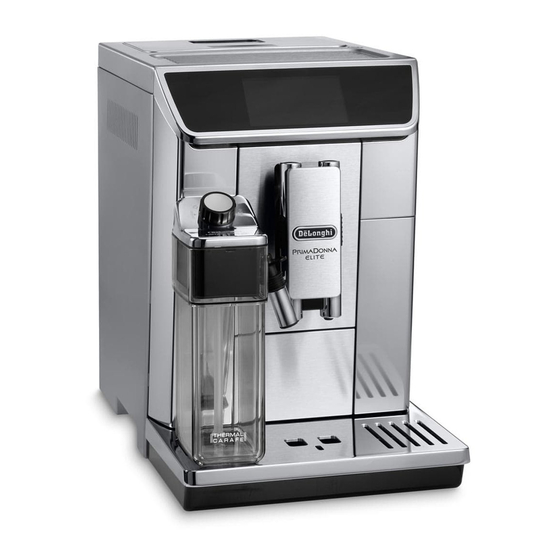 DeLonghi PrimaDonna Elite ECAM 650.75.MS Instructions For Use Manual