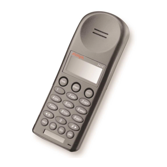 Avaya 3410 User Manual