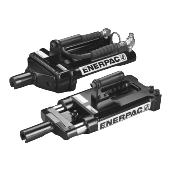 Enerpac PT Series Instruction Sheet