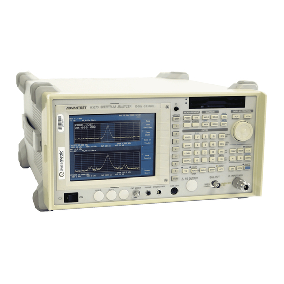 ADVANTEST R3267 Series Operation Manual