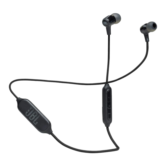 Harman JBL LIVE100BT Quick Start Manual