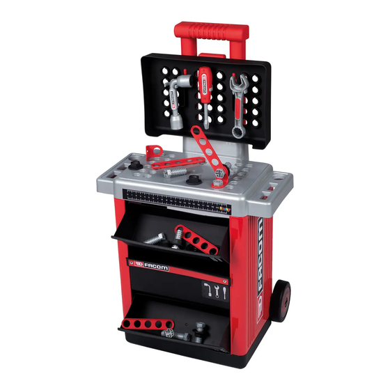 Smoby FACOM WORKSHOP CART 360218 Manual