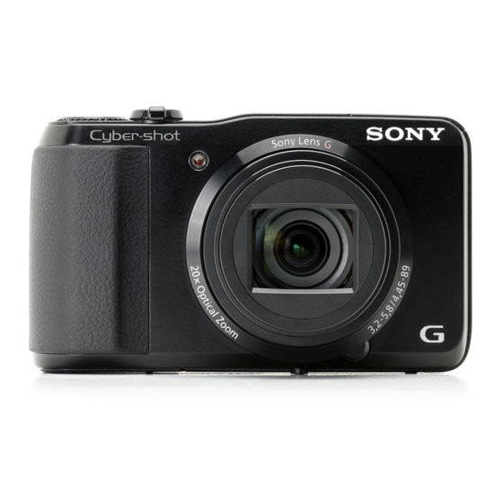 Sony Cyber-shot DSC-HX20V Instruction Manual