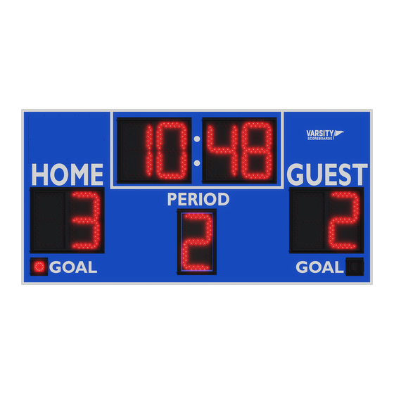 VARSITY Scoreboards 3430 Installation Manual