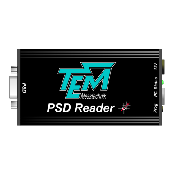 TEM PSD Reader User Manual
