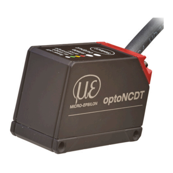 MICRO-EPSILON optoNCDT 1420 Operating Instructions Manual
