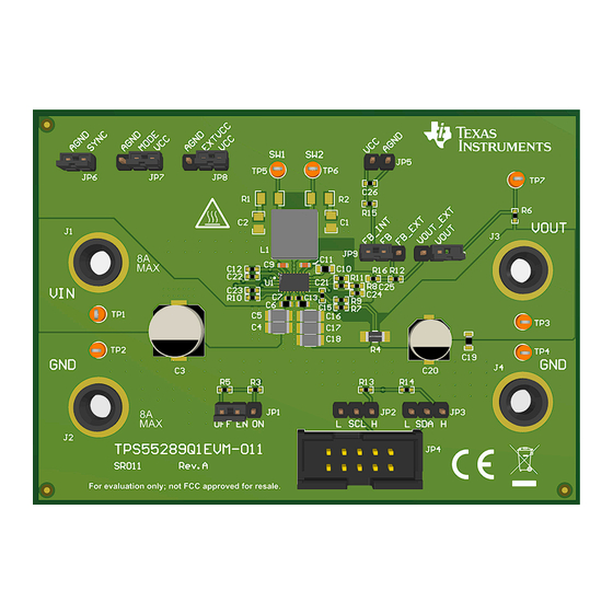 Texas Instruments TPS55289Q1EVM-011 User Manual