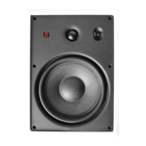 Morel SoundWall IN-5H User Manual & Installation Manual