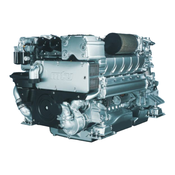 MTU 12 V 2000 M72 Operating Instructions Manual