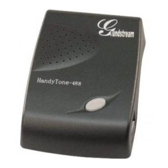 Grandstream Networks HandyTone-488 User Manual