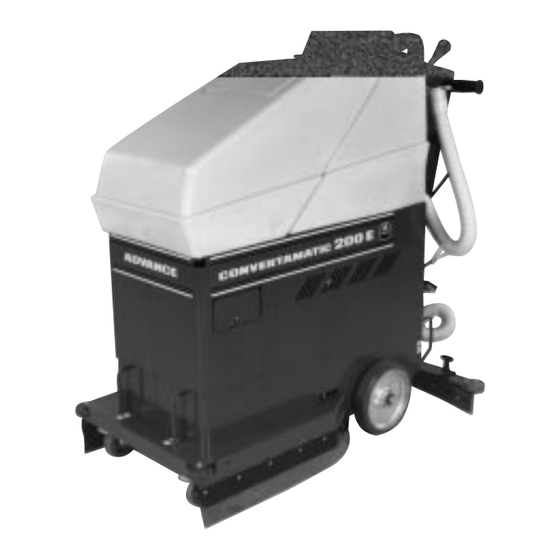 Nilfisk-Advance Convertamatic 200E 56324006 Operator's Manual