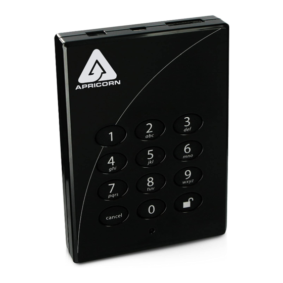 Apricorn Aegis Padlock A25-PLE256S 128GB Manuals