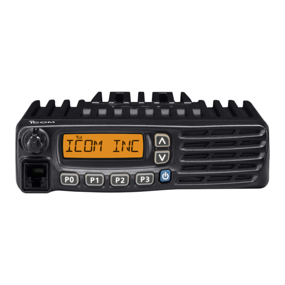 Icom IC-F6123D Instruction Manual