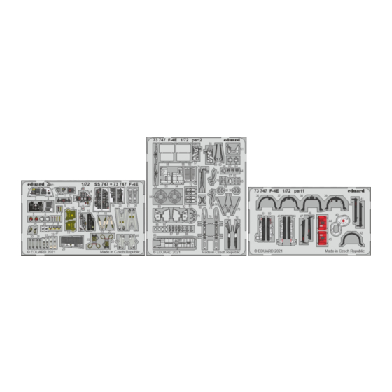 Eduard 73 747 Quick Start Manual